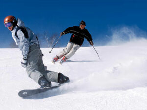 narty snowboard