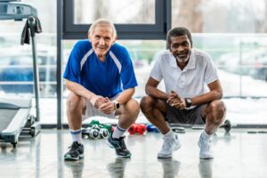 smiling multiethnic sportsmen looking at camera an 2023 11 27 04 52 52 utc