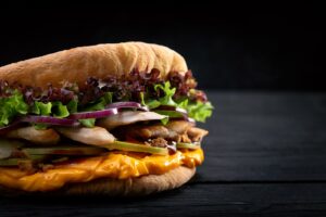 doner kebab fried chicken meat with vegetables i 2024 02 28 00 46 54 utc
