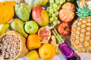 many vegetables and fruits on a marble table pine 2023 11 27 05 00 38 utc